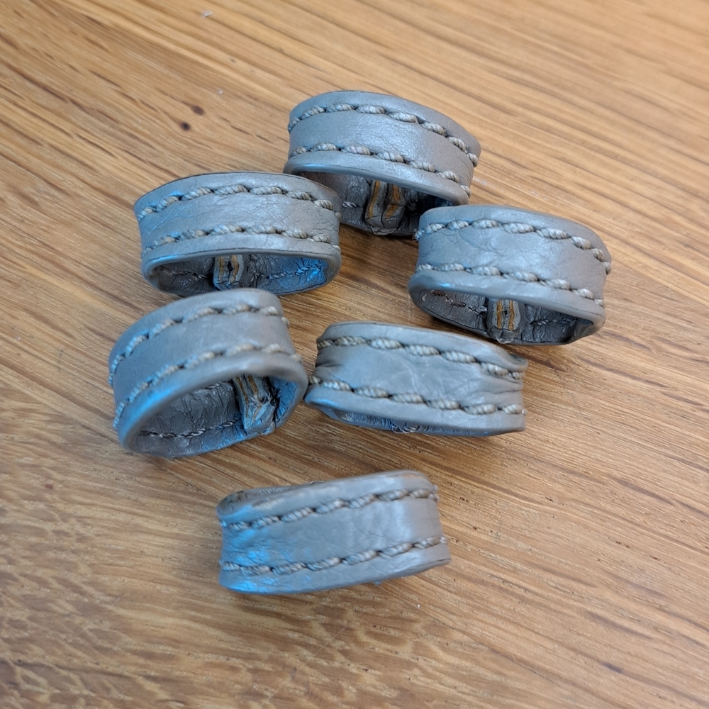 Marc Jacobs leather loops x6  | Spare/replacement/repair/rehab parts 🛠️